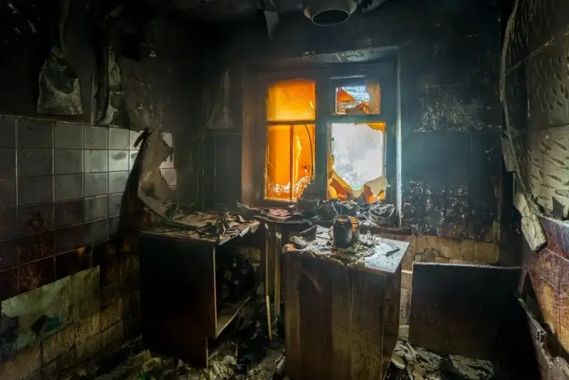 Fire Damage Cleanup professionals at work in Nashville near 37201